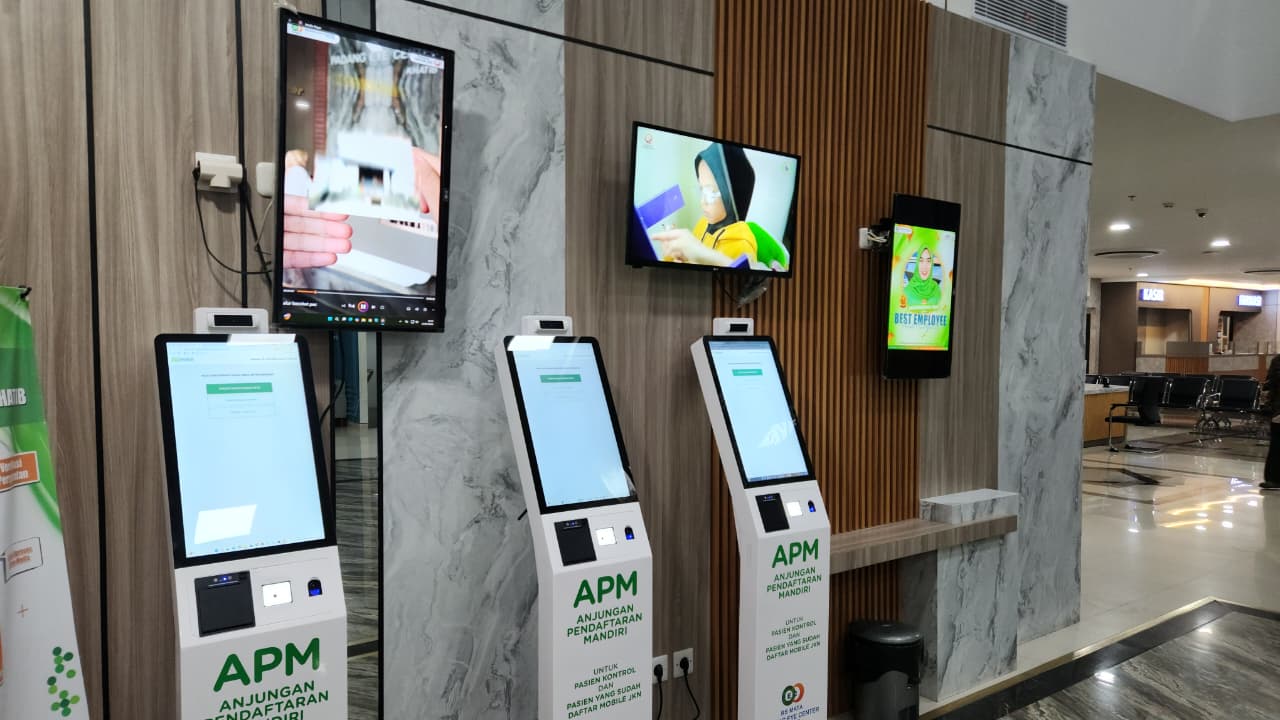 Anjungan pendaftaran mandiri lantai 1