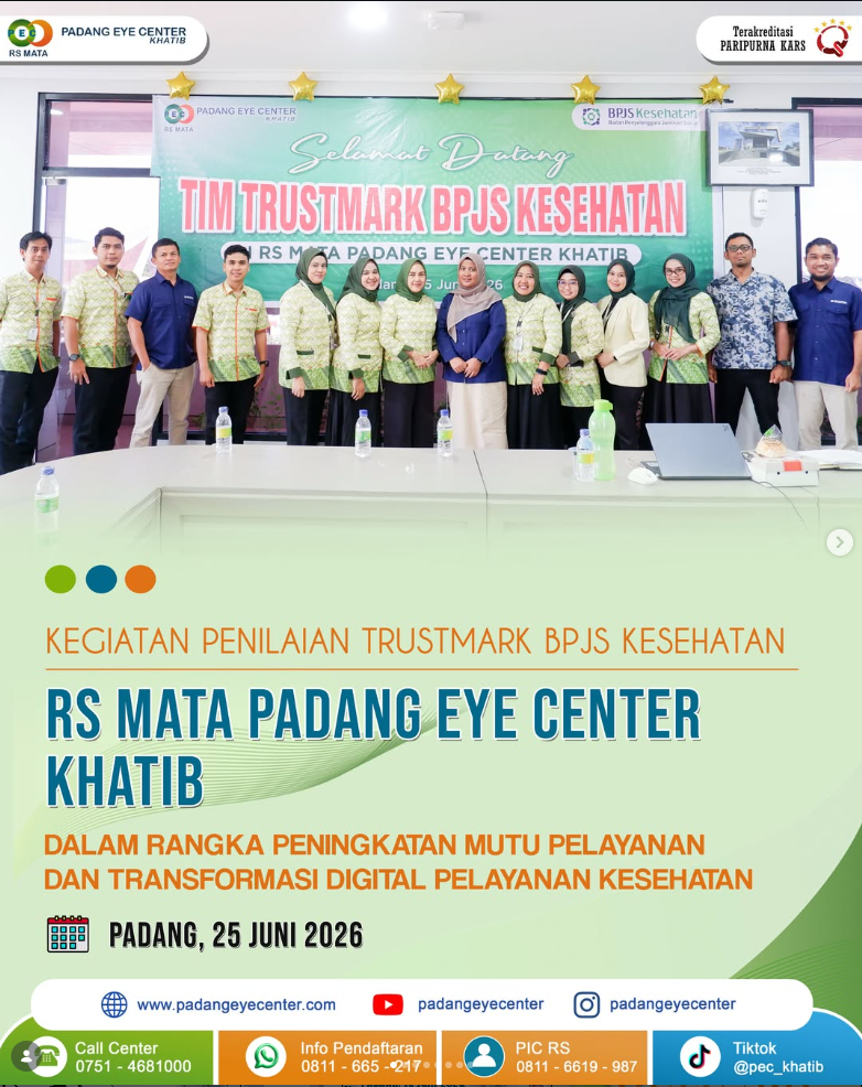 RS Mata Pec Akreditasi Trustmark Bersama BPJS Kesehatan
